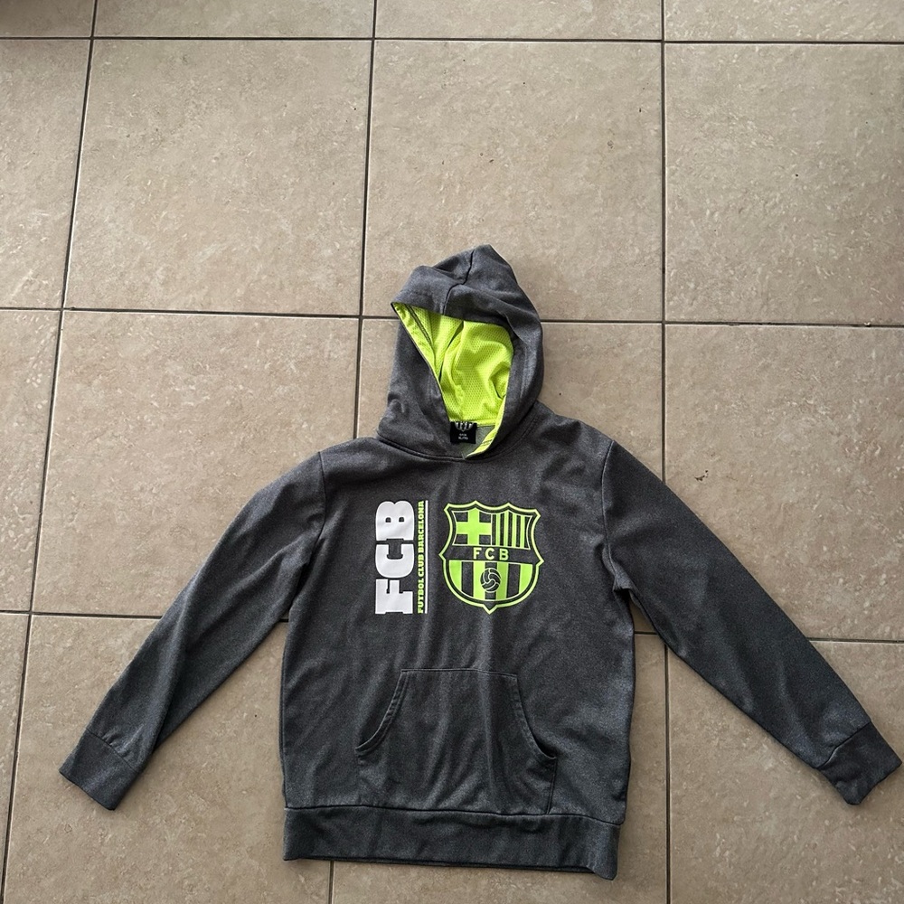 FCB FUTBOL CLUB BARCELONA HOODIE SIZE XL